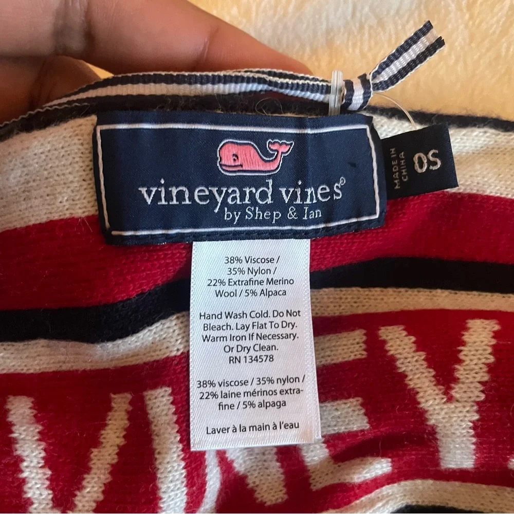 NWT Vineyard Vines Boys Red Blue‎ Scarf
